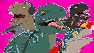 JURASSIC WORLD FALLEN KINGDOM THE MUSICAL REMIX - Animated Song