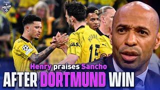Thierry Henry hails Jadon Sanchos mental strength for Dortmund form  UCL Today  CBS Sports