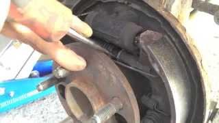 Toyota corolla celica Camry Rear Brake Pad Adjustment - Didnt need to change Brakes