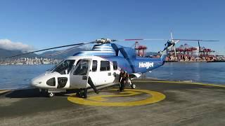 Helijet Intl S-76C++ - Flight from Victoria CBF7 to Vancouver CBC7 Harbor Heliports Canada