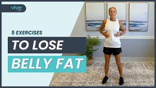 5 Exercises to Lose Belly Fat  Just 10 Minutes