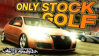 I Beat NFS Most Wanted in a Stock Golf... Again  KuruHS