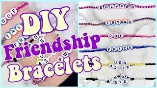 How to Make 3 EASY Friendship Bracelets VSCO inspired adjustable