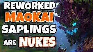 AP MAOKAI SAPLINGS are now NUKES after his MINI REWORK - New Maokai Changes  League of Legends