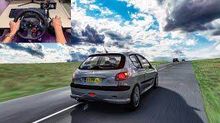 Assetto Corsa - Peugeot 206 GTI  Logitech G29 Gameplay