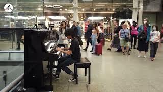 Incredible He Plays Moonlight Sonata 3rd Movement In Public Crowd Amazed