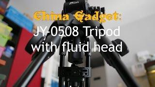 Quick review Jie Yang JY-0508 tripod with fluid head