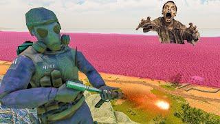 2 MILLION ZOMBIES Landing vs BEACH DEFENSE FORCES  Ultimate Epic Battle Simulator 2 UEBS 2