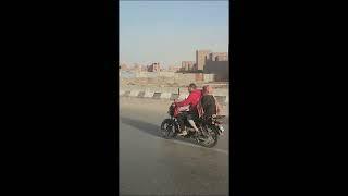 Driving through Cairo Slums in Egypt