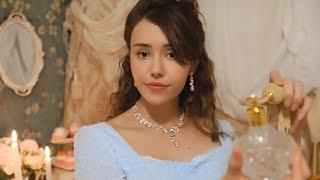 ASMR - Preparing you for the Ball Roleplay Regency Era 1815  makeup and hair pampering