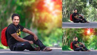 How To Blur The Background Of Your Photos  photoshop tutorial bangla 2022  VFX Munna