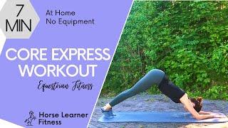 Quick Core Burn Workout  Workouts for Equestrians