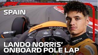 Lando Norris’ Pole Lap  2024 Spanish Grand Prix  Pirelli