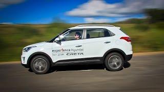 Hyundai Creta - Moose test. Emergency braking