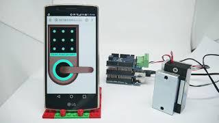 Control your door remotely via web with Arduino and PHPoC Pattern password protected