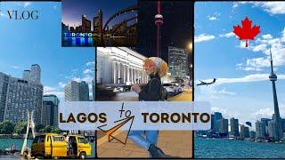 TRAVEL VLOG  Lagos to Toronto  Studio session  fun activities  canada