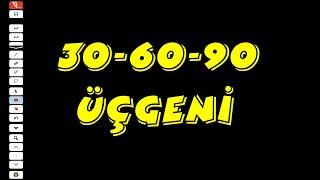 İSPAT  30 - 60 - 90 ÜÇGENİNDE KENARLARLA AÇILAR ARASINDAKİ İLİŞKİ  TYT GEOMETRİ  ÖZEL ÜÇGENLER 