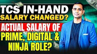 TCS In-Hand Salary Changed ?  Ninja Digital & Prime Actual In-hand Salary  Salary Slip