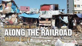 LIFE ALONG RAILROAD Walk Tour ¦ Taguig city ¦ Real Life Philippines