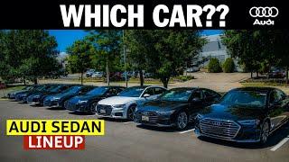 Which car is RIGHT FOR YOU??  2020 Audi Sedan Line-up