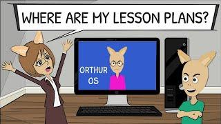 Joseph Installs Orthur OS on his Teachers Computer at School  Grounded