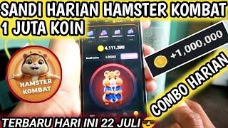 Sandi Harian Hamster Kombat Hari Ini 22 Juli 2024  Hamster Kombat Daily Cipher Today Code