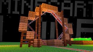 I Built a Working Minecart LOOP Immersive Portals Experiment