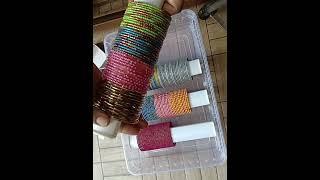 My Bangle Collection #viral#Bangles#organization#shortsfeed #minivlog #nagveniacharskitchen