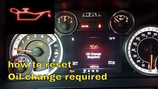 ️How to reset oil life on 2014 2015 2016 2017 2018 2019 Dodge Ram ecodiesel