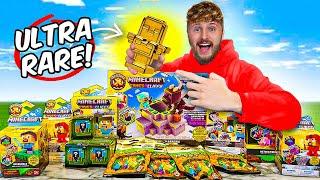 Unboxing 100 Mystery Minecraft Toys *Ultra Rare*