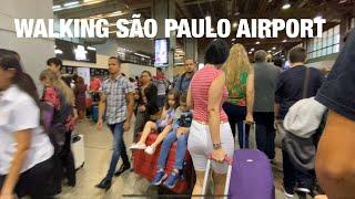 Walking São Paulo GRU Guarulhos International Airport Terminal 2