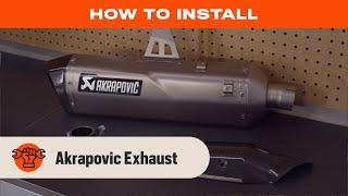 How to Install an Akrapovic Exhaust... On an Adventure Motorcycle