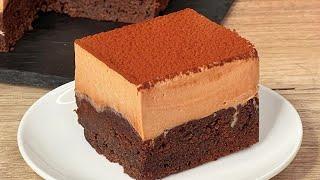 Brownie-Dessert ein wahrer Schatz Ein Kuchen zum Verlieben