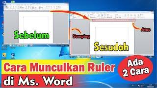 Cara Mudah Memunculkan Ruler di Word