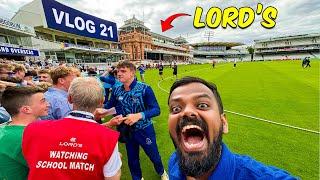 ACCIDENTALLY SAW A MATCH IN THE LORDS    VLOG 21