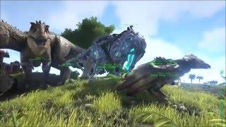 How To Get Bionic Rex Skin  Fighting The Brood Mother  Taming The Onyc - Ark Survival Evolved