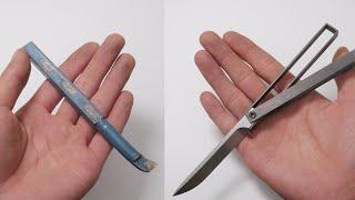 Knife Making-Cross Folder Knife