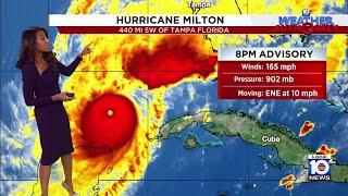 Hurricane Milton 8 p.m. Advisory