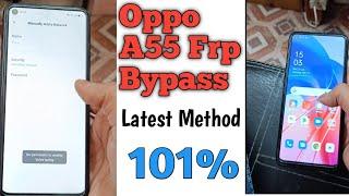 Oppo A55 Frp bypass  cph 2325 frp bypass without pc 