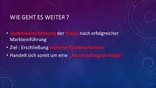 Skimming-Pricing  Preisstrategie  einfach erklärt