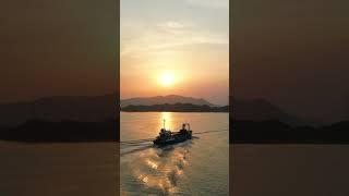 Sunset in Japan’s inland sea #sunset #ocean #japan