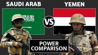 Saudi Arabia vs Yemen Military Power Comparison 2023  Yemen vs Saudi Arabia Military Power 2023
