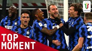 Eriksen Scores 97th Minute Free-Kick Winner  Inter 2-1 Milan  Top Moments  Coppa Italia 202021