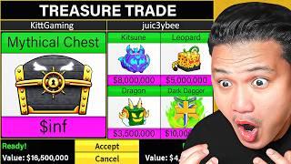 Trading MYTHICAL CHEST For 24 Hours - Blox Fruits