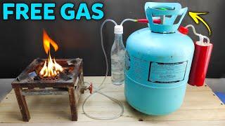 Free Gas - How to make Free Lpg gas using water at home