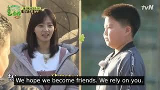 We have a new friend How they react to him  Ep. 07 Sound of Grazing Grass  Subs Eng