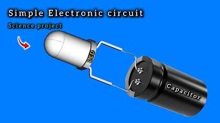 how to make simple  electronic circuit  free energy science project
