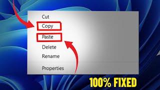 Fix Copy Paste Not Working in Windows 11  10  How To Solve copy and paste ctrl+c  ctrl+v ️
