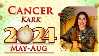  2024 May - Aug Cancer Kark Horoscope  कर्क राशि मई - अगस्त 2024 राशिफल  Tarot Reading