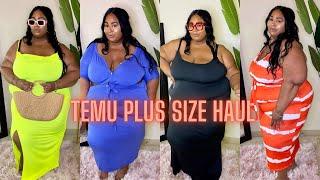 $250 TEMU HAUL?? IM SUMMER READYYYY PLUS SIZE TEMU HAUL  SIZE 5X US SIZE 3X